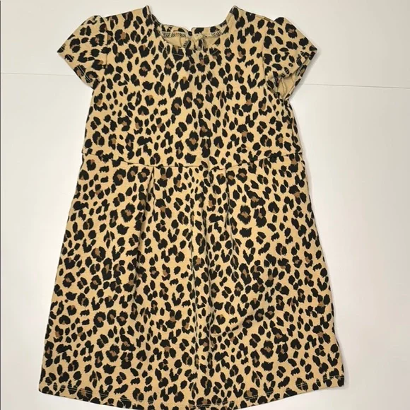 Old Navy Leopard Print Kids Dress - Picture 1 of 7